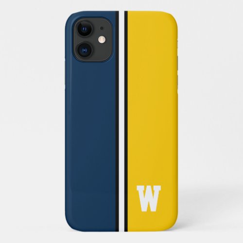 College Colors Signature iPhone 11 Case