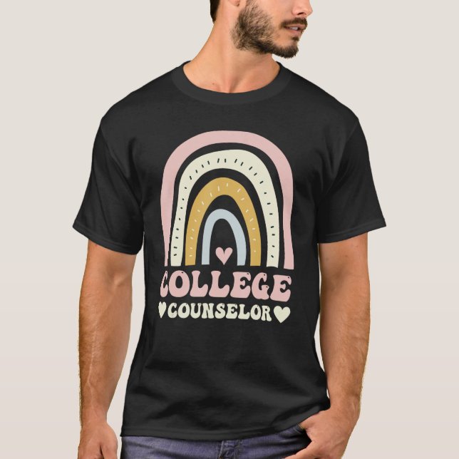 College counselor appreciation high school counsel T-Shirt (Front)