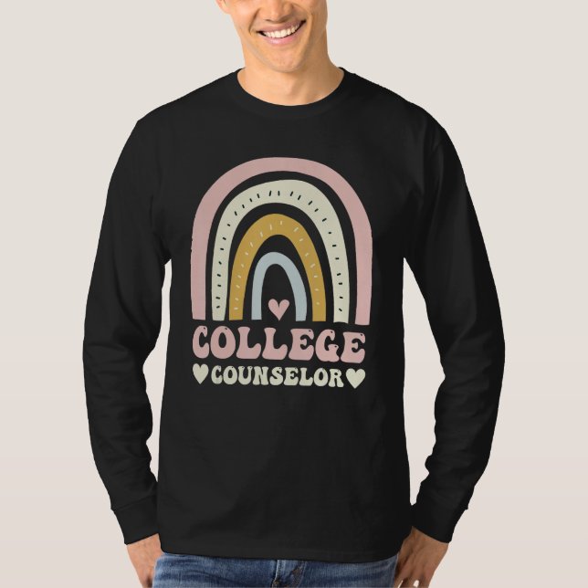 College counselor appreciation high school counsel T-Shirt (Front)