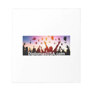 college diplomas or high school diploma NEW Notepad