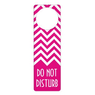 College dorm door hanger Do not disturb sign