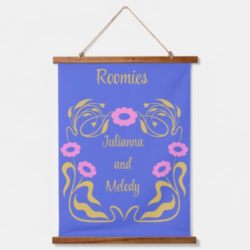 College Dorm Roommate Door Sign  Hanging Tapestry