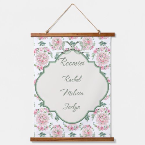 College Dorm Roommate Sign  Hanging Tapestry