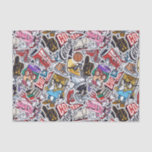 College Dynamic Art Urban Graffiti pattern Tissue Paper