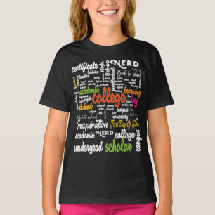 College Education Word Cloud patterns T-Shirt