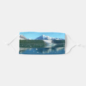 College Fjord I Beautiful Alaska Photography Adult Cloth Face Mask (Front, Folded)