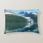 College Fjord I Beautiful Alaska Photography Decorative Pillow