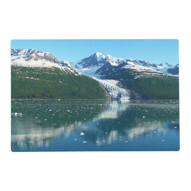 College Fjord I Beautiful Alaska Photography Placemat (Front)