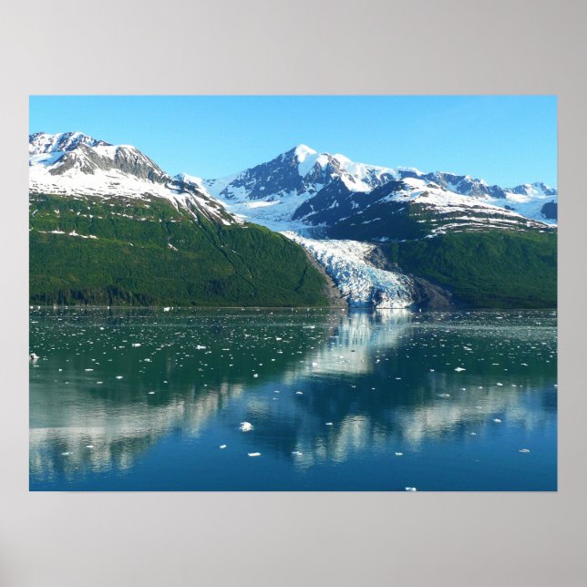 College Fjord I Beautiful Alaska Photography Poster (Front)
