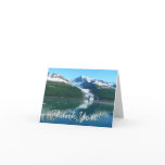 College Fjord I Beautiful Alaska Photography Thank You Card