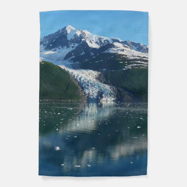 College Fjord II Beautiful Alaska Photography Garden Flag (Front)