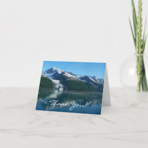 College Fjord II Beautiful Alaska Photography Letterpress Thank You Card
