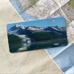College Fjord II Beautiful Alaska Photography License Plate