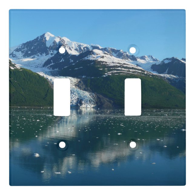 College Fjord II Beautiful Alaska Photography Light Switch Cover (Front)