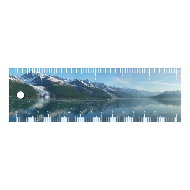 College Fjord II Beautiful Alaska Photography Ruler (Front)