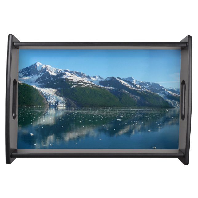 College Fjord II Beautiful Alaska Photography Serving Tray (Front)