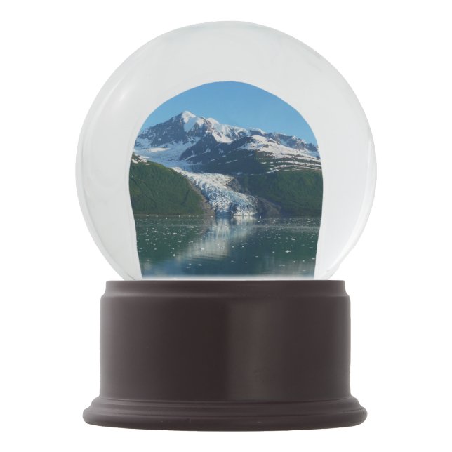College Fjord II Beautiful Alaska Photography Snow Globe (Front)