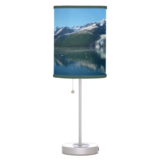 College Fjord II Beautiful Alaska Photography Table Lamp (Right)