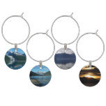 College Fjord II Beautiful Alaska Photography Wine Charm