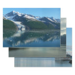 College Fjord II Beautiful Alaska Photography Wrapping Paper Sheets