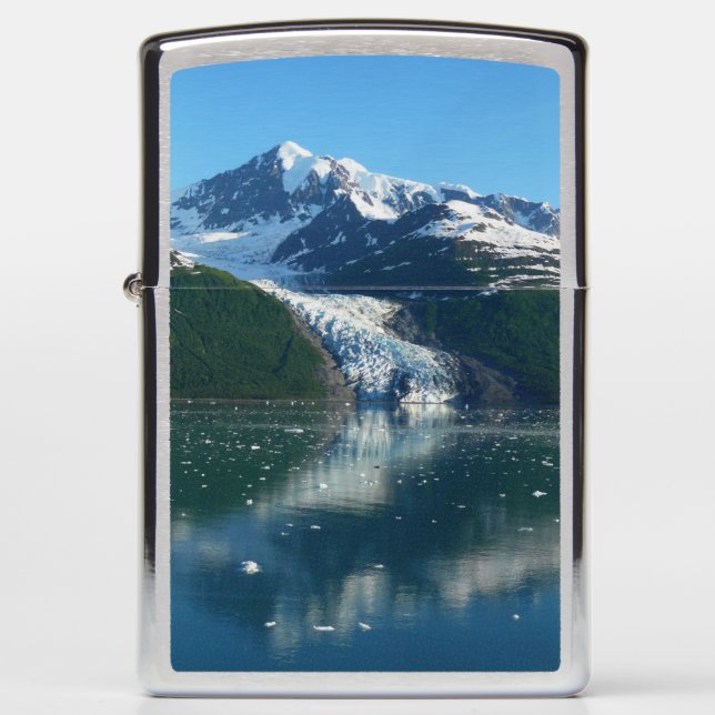College Fjord II Beautiful Alaska Photography Zippo Lighter (Front)
