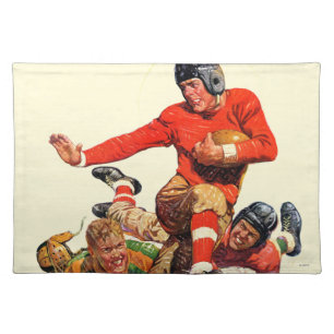 College Football Cloth Placemat