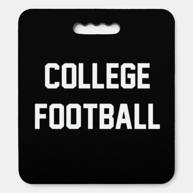 College Football stadium cushion (Front Vertical)