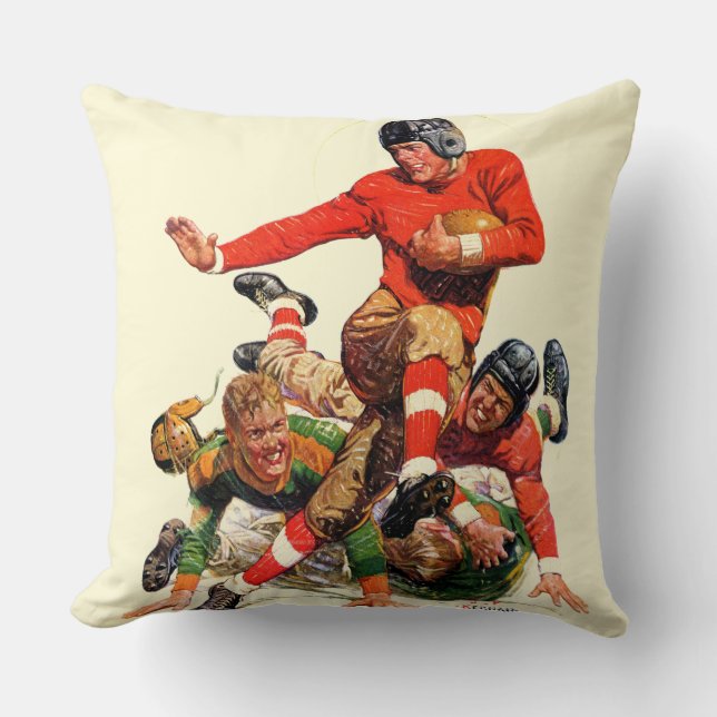 College Football Throw Pillow (Front)