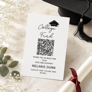 College fund graduation enclosure card