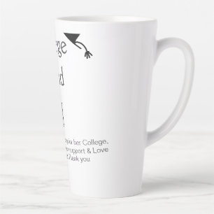 College fund scan QR add details graduate donation Latte Mug