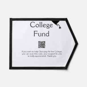 College fund scan QR add details graduate donation Pennant