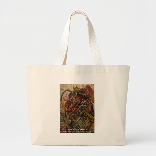 College Girlz Large Tote Bag (Front)