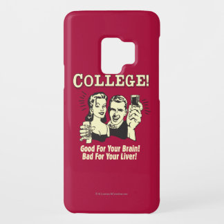 College: Good For Brain Bad For Liver Case-Mate Samsung Galaxy S9 Case