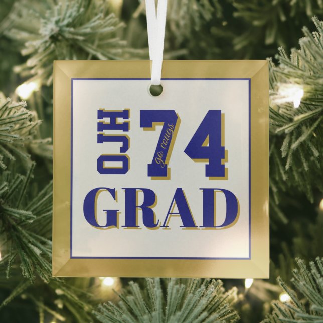 College Grad '26  Glass Ornament (Insitu)