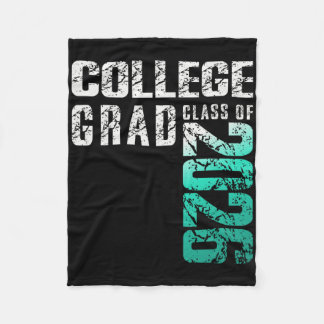 College Grad Cl Of 2026 Graduation Fleece Blanket