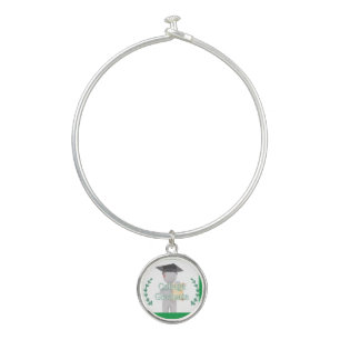 College Graduate Bangle Bracelet