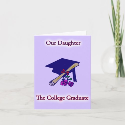 College Graduate Daughter Card