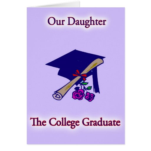 College Graduate Daughter Card | Zazzle