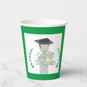 College Graduate  Paper Cups