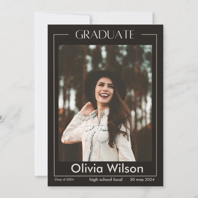 College  Graduation Announcement (Front)