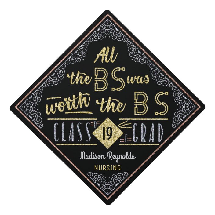 College Graduation Bachelors Degree Funny Bs Name Graduation