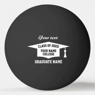 College graduation party Class of 2022 custom Ping Pong Ball