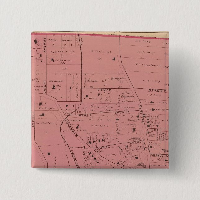 College Hill, Ohio Pinback Button (Front)