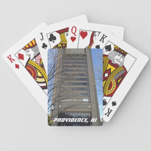 College Hill Providence RI Playing Cards
