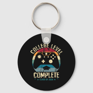 College Level Complete Cl Of 2026 Gamer Graduation Keychain