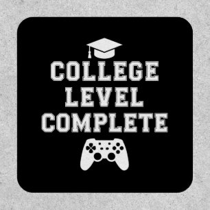 College Level Complete Graduation Gamer Gaming Patch