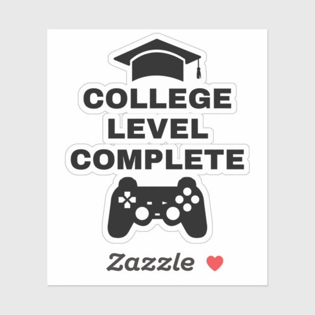 College Level Complete Sticker (Sheet)