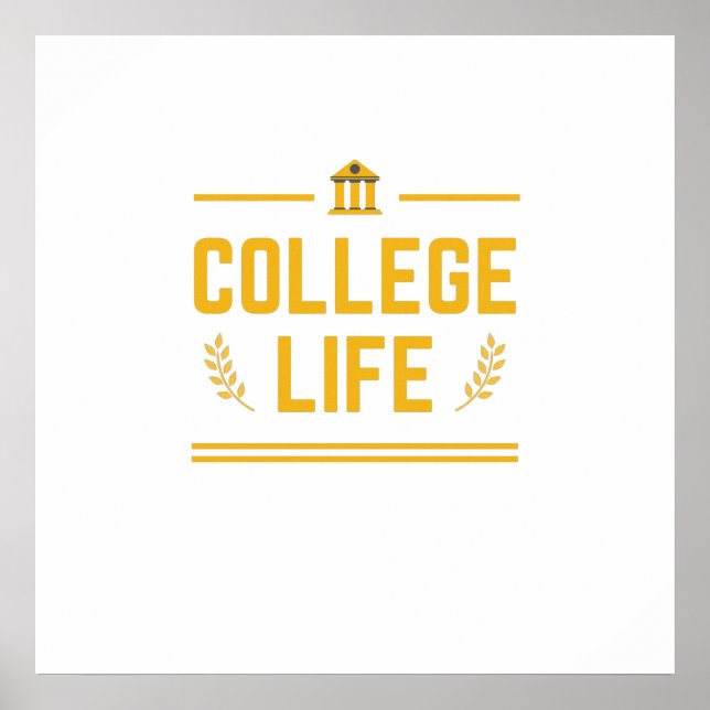College life poster (Front)