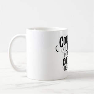 "College Life Powered by Coffee – Fuel Your Days i Mug