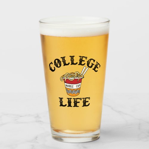 College Life Ramen   Glass